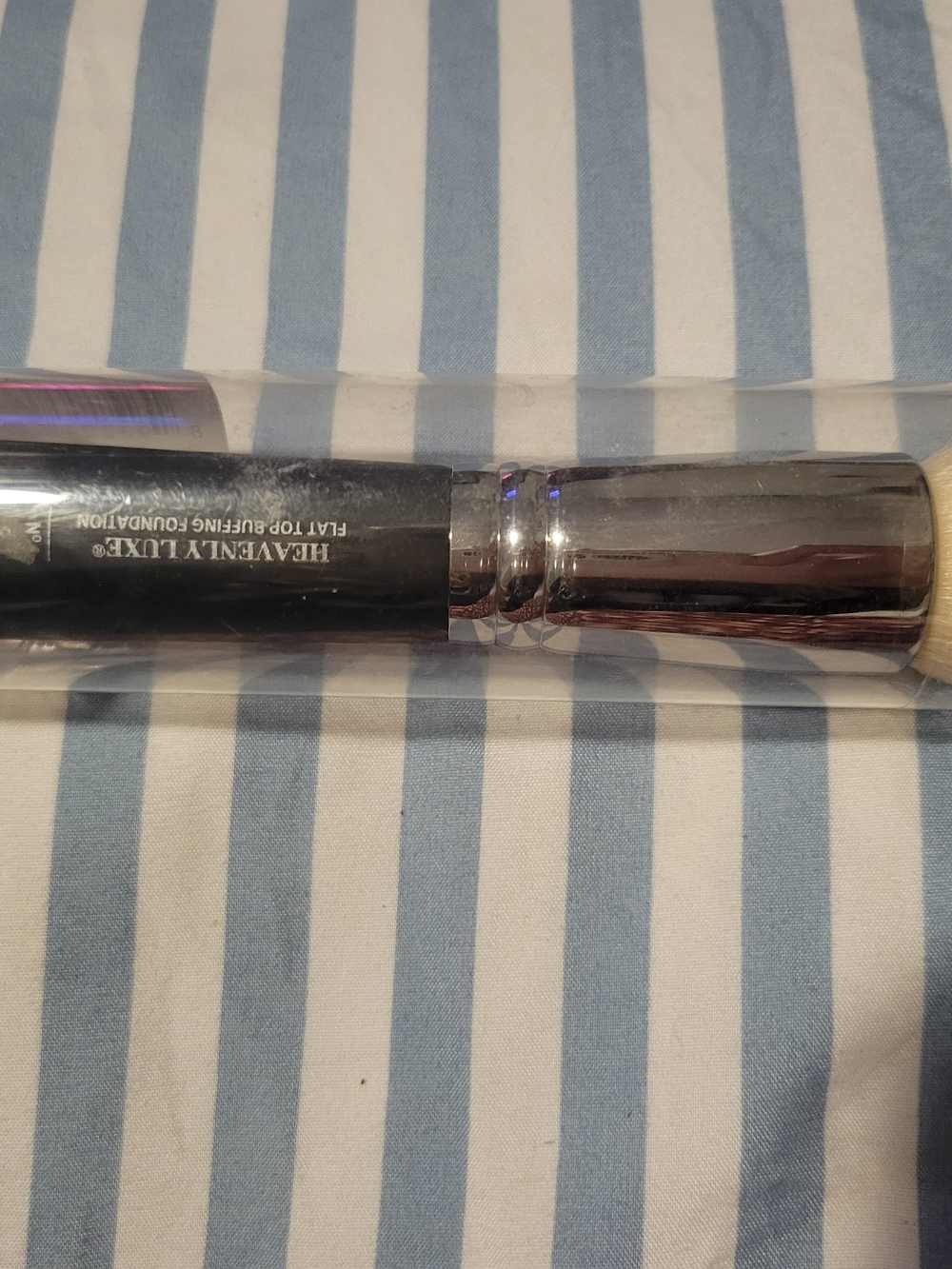 Heavenly Luxe Flat Top Buffing Foundation Brush - Black/Silver